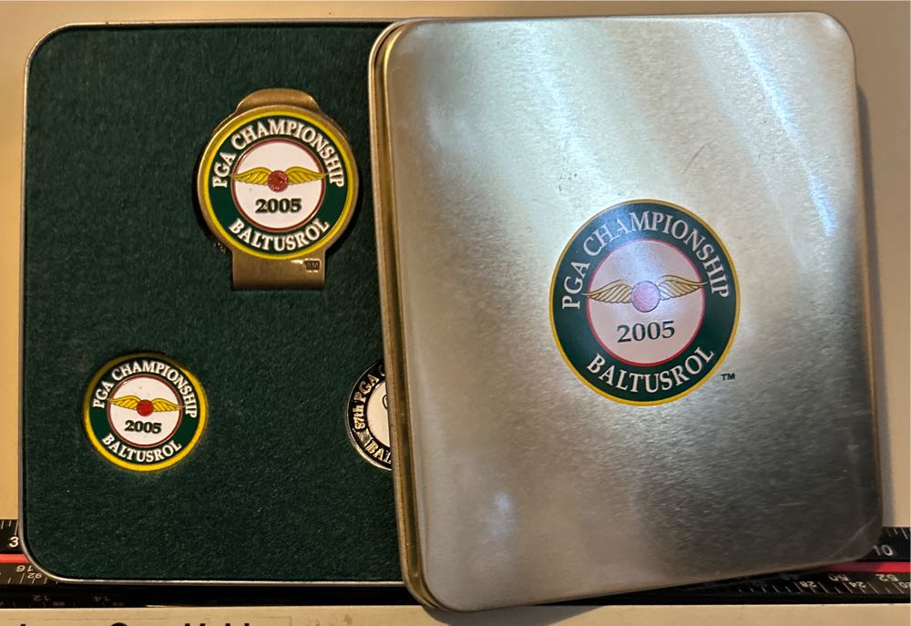 PGA 2005 Baltusrol Hat Clip & Ball Markers - Hat Clip pin collectible - Main Image 3