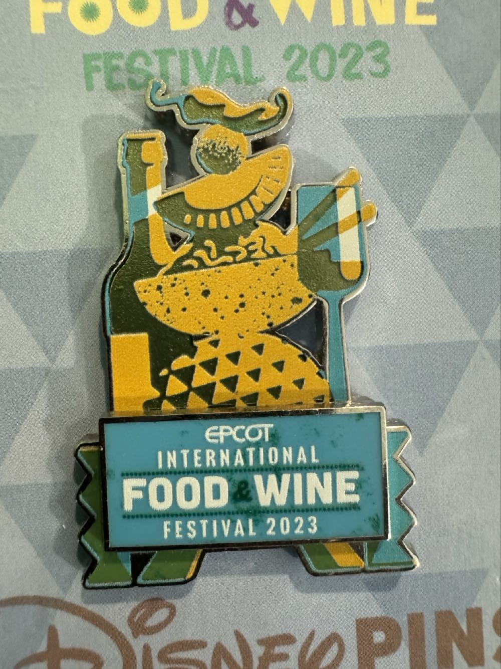 Epcot Food Wine Festival 2023  pin collectible [Barcode 400958669289] - Main Image 2