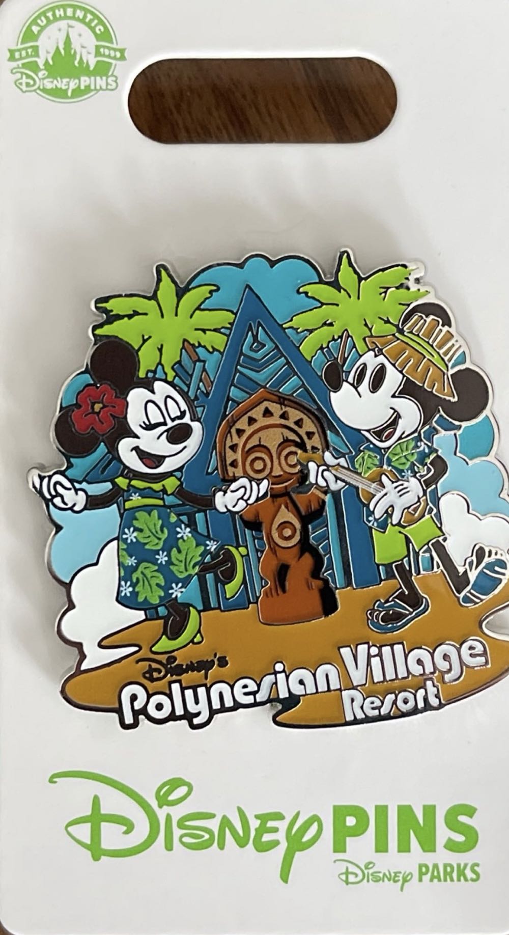 Resorts - Disney’s Polynesian Village Resort - Mickey and Minnie Dancing to Ukelele - Common pin collectible [Barcode 400959019298] - Main Image 2