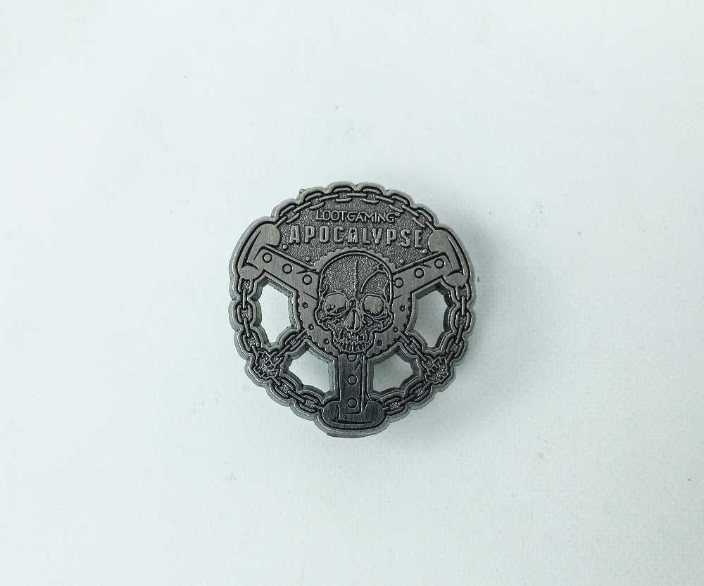 Mad Max Style Steering Wheel Pin - Hard Enamel pin collectible [Barcode 757347487314] - Main Image 2