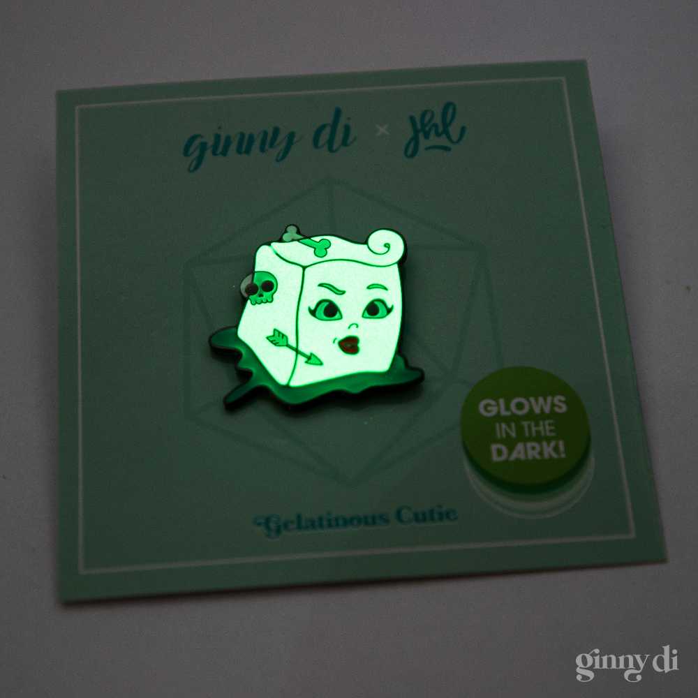 Gelatinous Cutie Pin - Hard Enamel pin collectible - Main Image 2