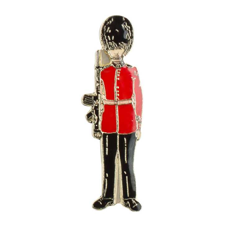 Buckingham Palace Guardsman Pin Badge  - Hard Enamel pin collectible - Main Image 2