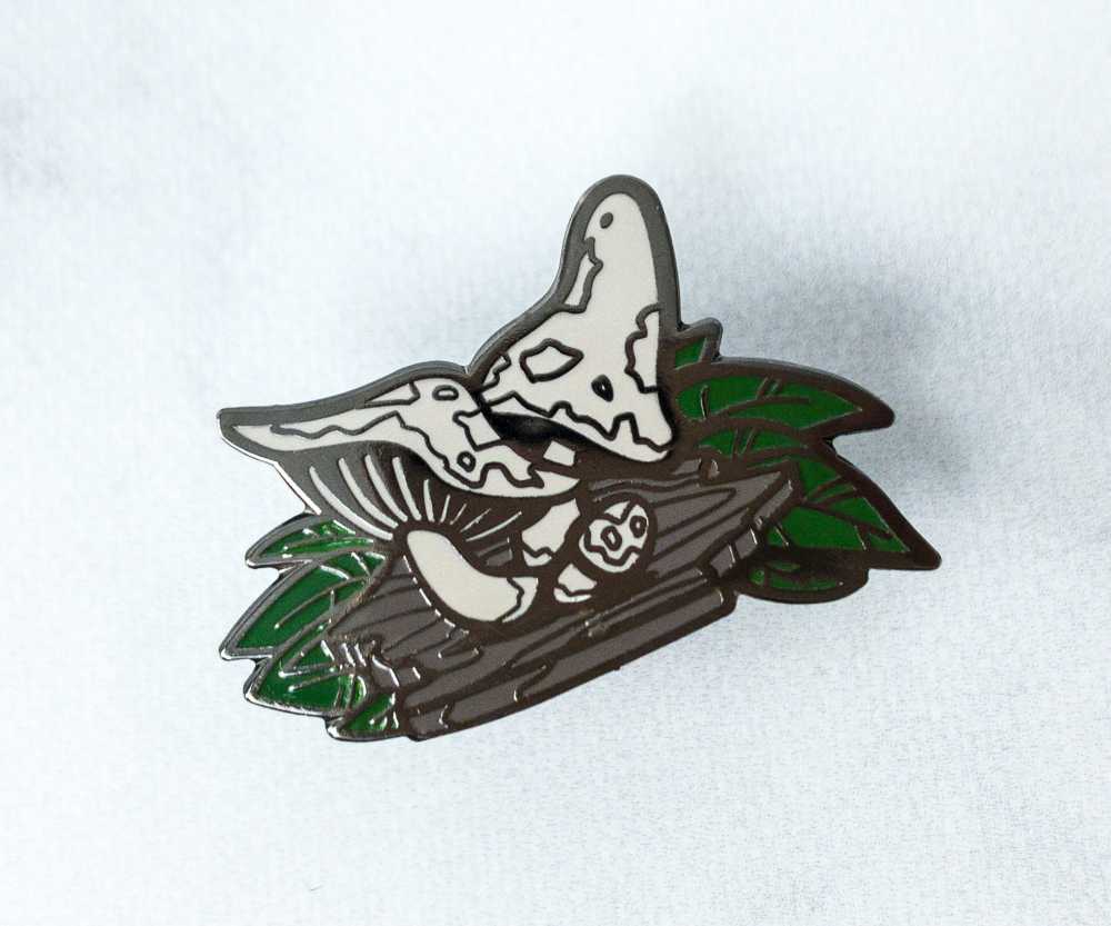 Mushroom Pin - Hard Enamel pin collectible - Main Image 2