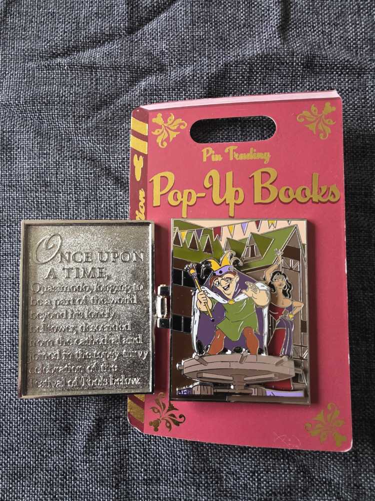 The Hunchback Of Pop Up Disney Trading  pin collectible [Barcode 400021276017] - Main Image 2