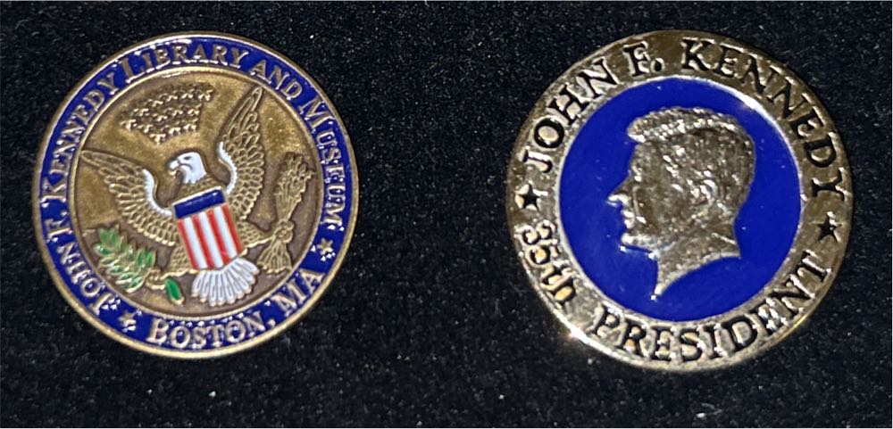 Destination: Boston, MA, JFK Library & Museum - Lapel Pin pin collectible - Main Image 3