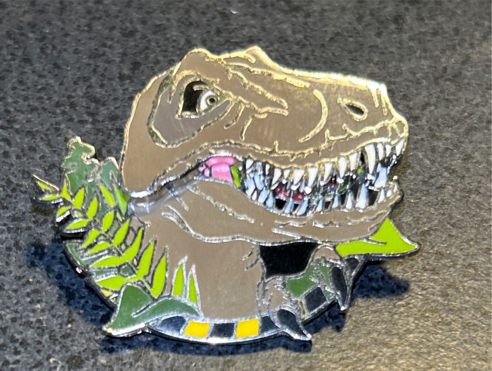 Universal Studios Jurassic Park T-Rex With Moving Jaw - Pins And Badges pin collectible - Main Image 2