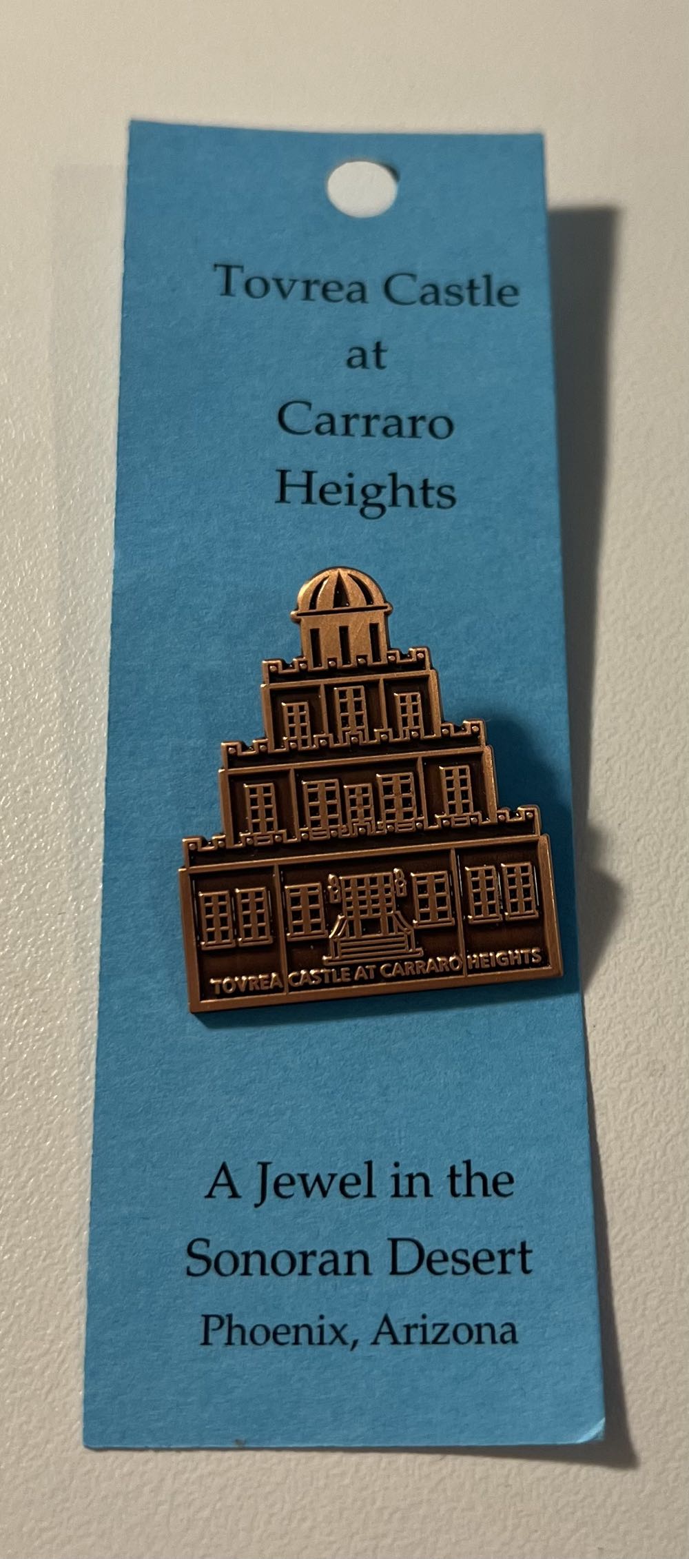 Tovrea Castle at Carraro Heights  pin collectible - Main Image 2