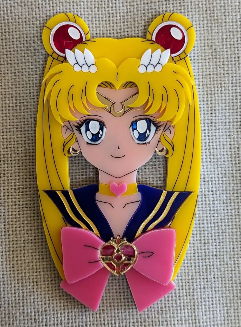 The Dark Haired Maiden - Super Sailor Moon - Brooch pin collectible - Main Image 2