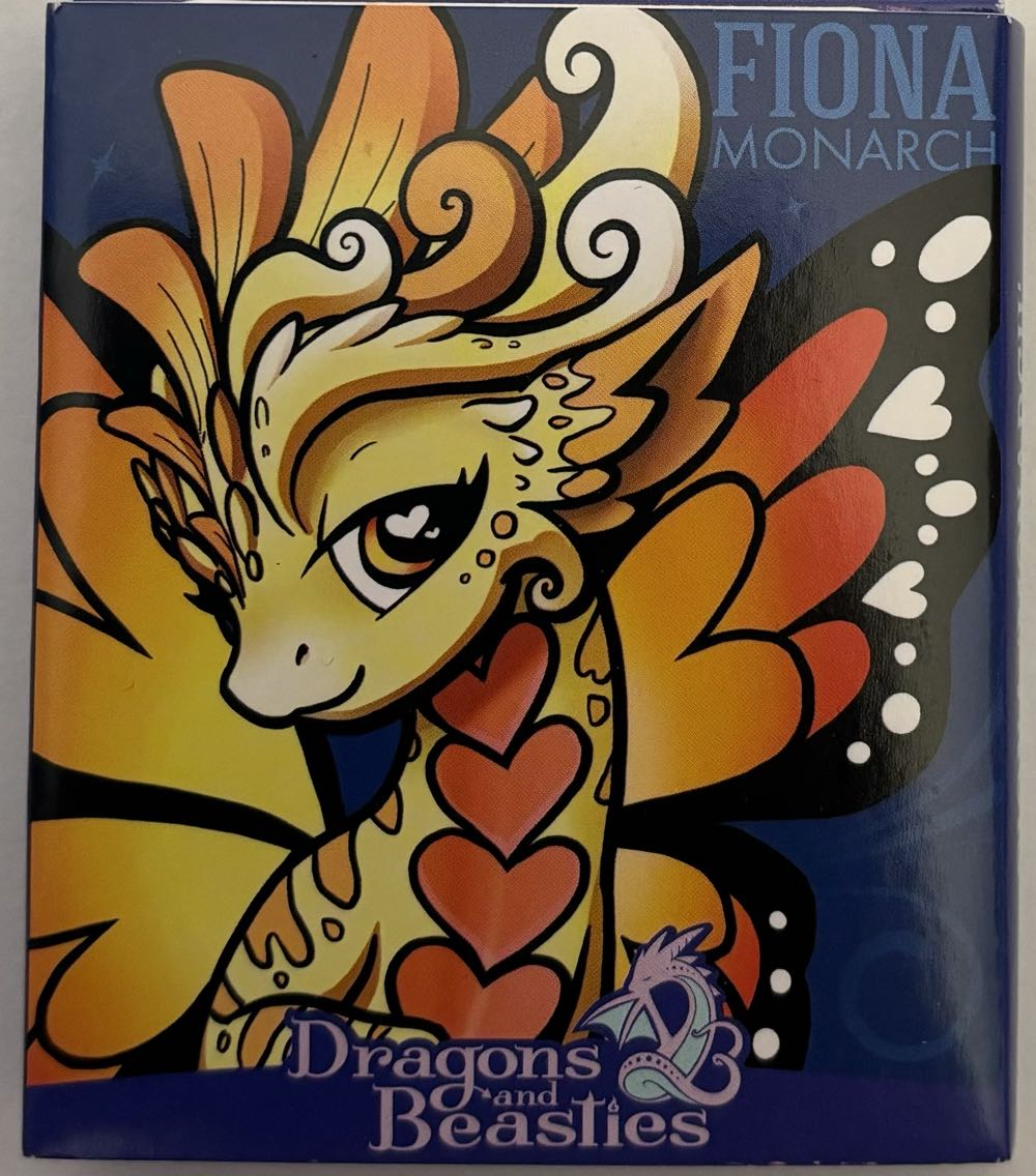 D&B Fiona Monarch Butterfly Dragon - Enamel Pin pin collectible [Barcode 810002711596] - Main Image 2