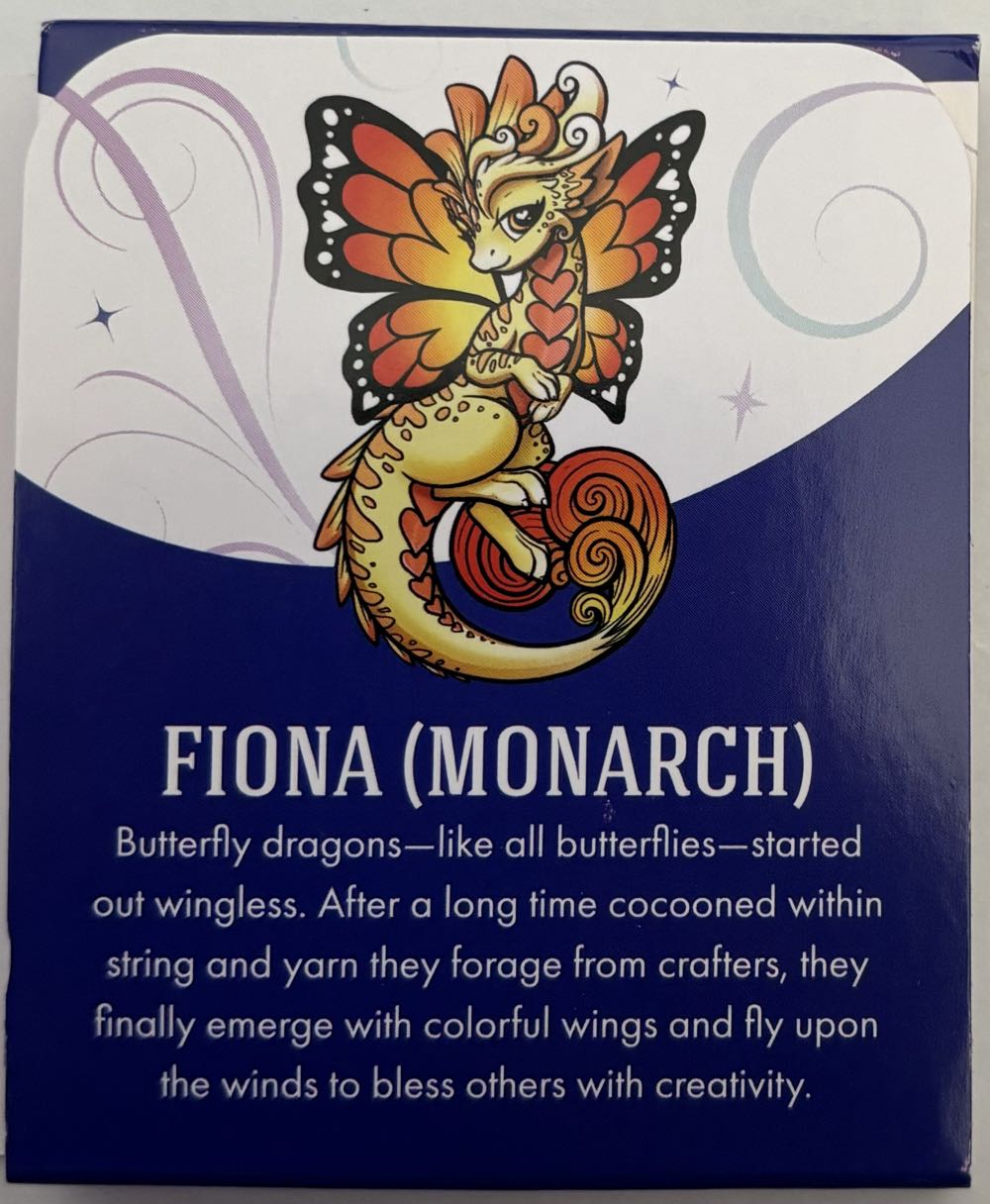 D&B Fiona Monarch Butterfly Dragon - Enamel Pin pin collectible [Barcode 810002711596] - Main Image 3