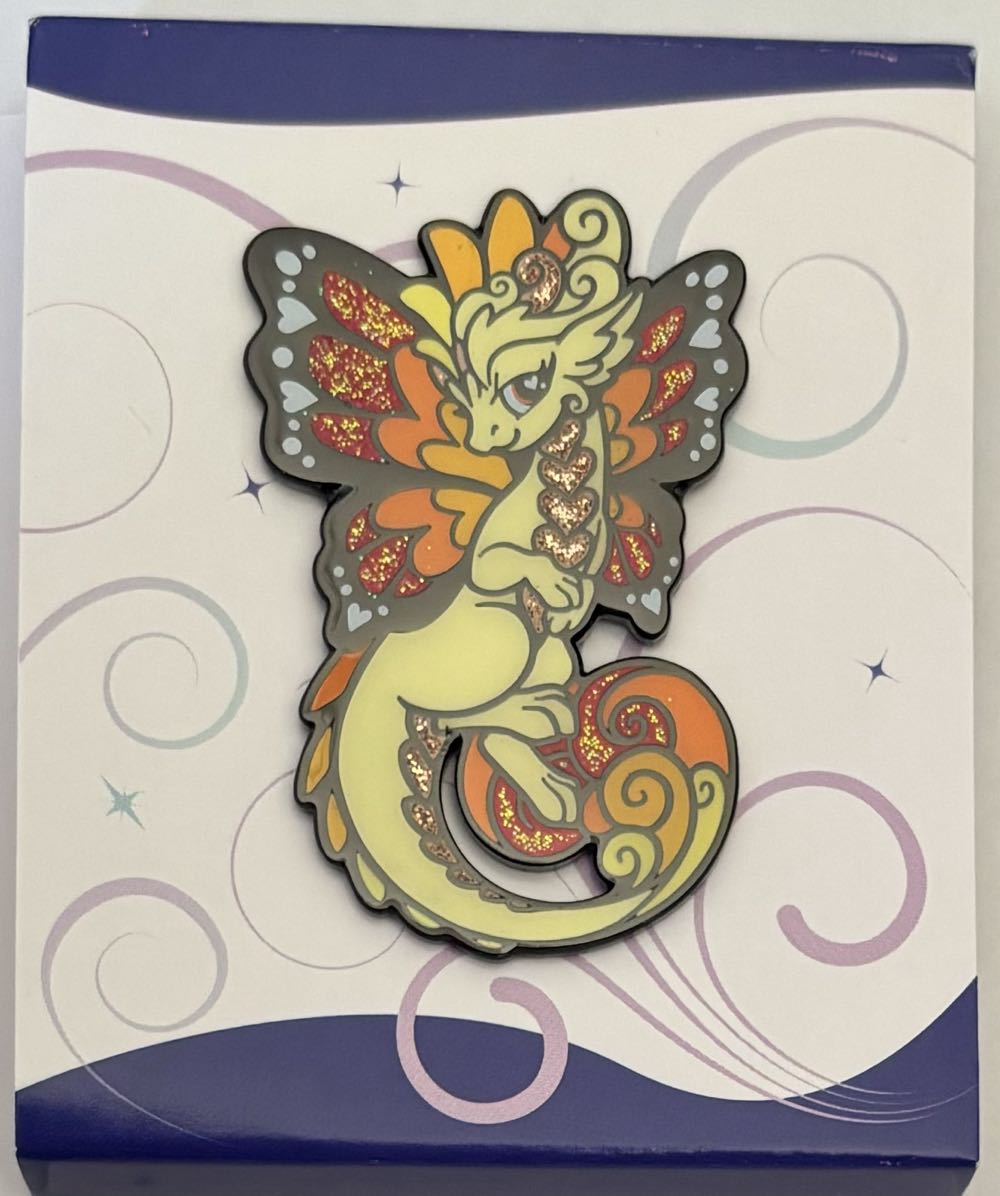 D&B Fiona Monarch Butterfly Dragon - Enamel Pin pin collectible [Barcode 810002711596] - Main Image 4