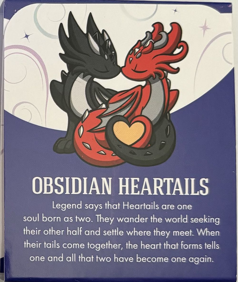 D&B Heartails Obsidian - Enamel Pin pin collectible [Barcode 810002711602] - Main Image 3