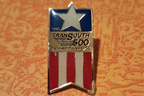 1993 Transouth 500 - Enamel Brass Back pin collectible - Main Image 2