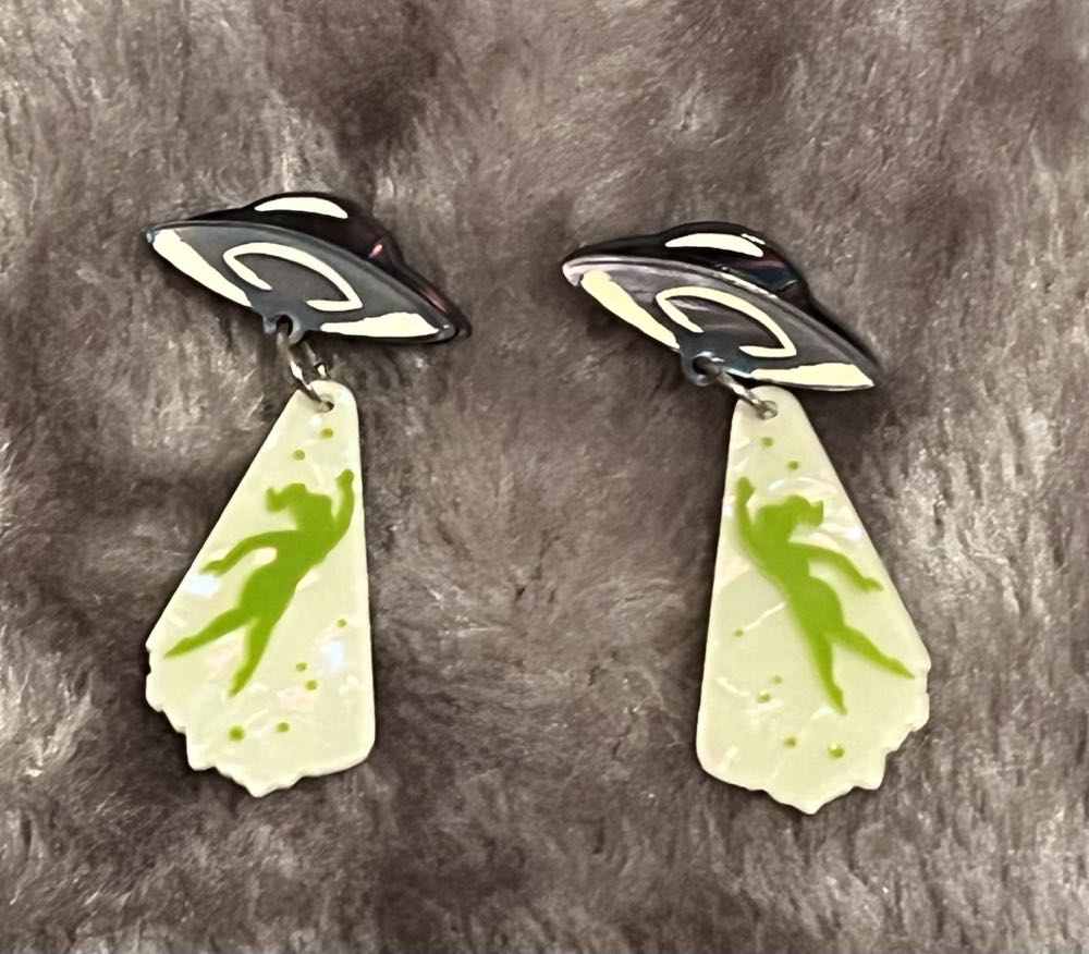 Erstwilder - The Truth Is Out There Earrings - Earrings pin collectible - Main Image 2