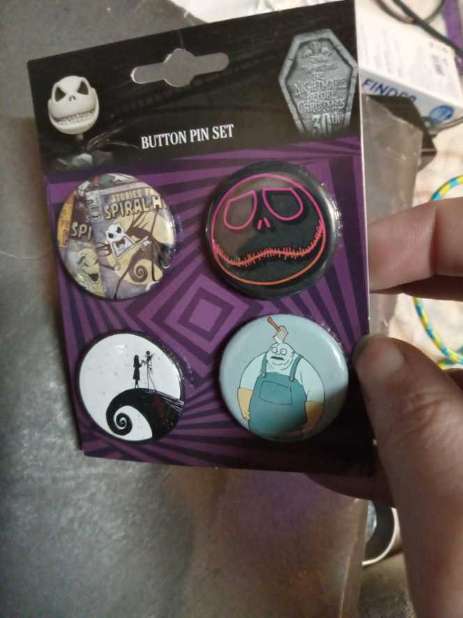 Nightmare Before Christmas 30th Anniversary   pin collectible - Main Image 2