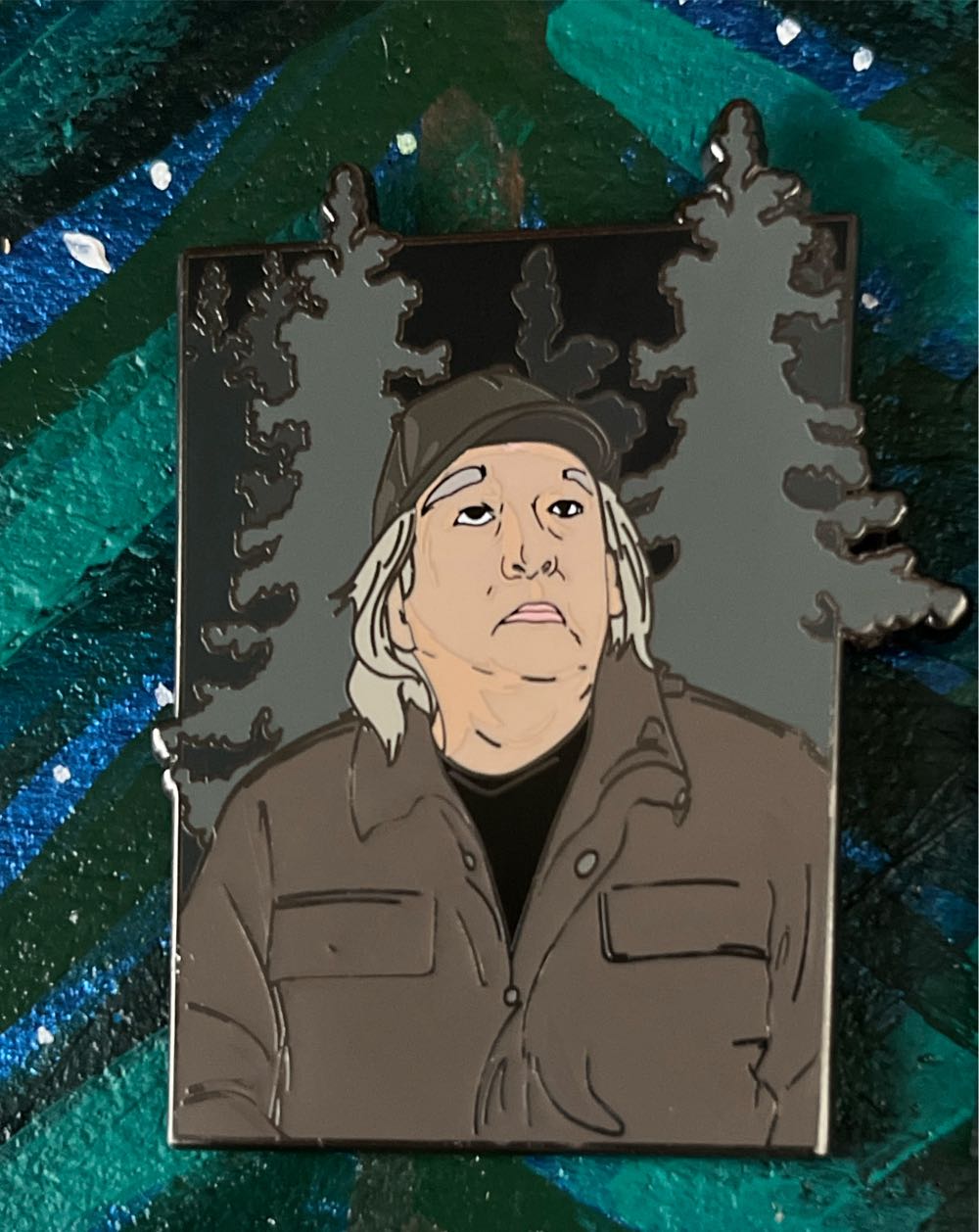 Golden Female Titan Attack On Titan Collectible Enamel Pin