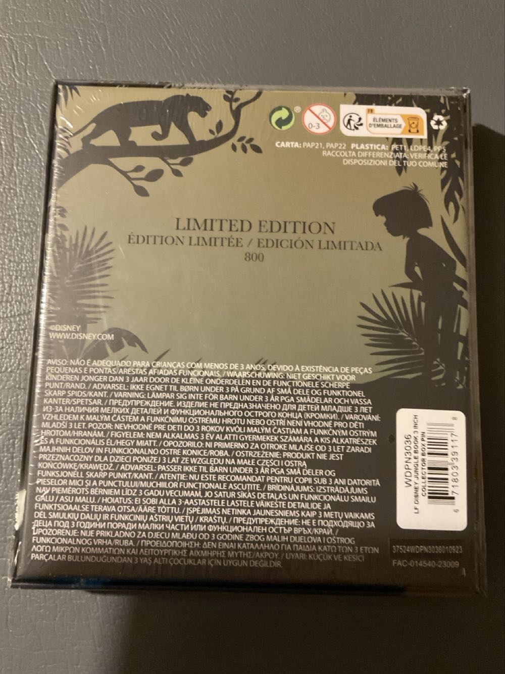 Jungle Book - Loungefly Large Pin - Ltd Edtion 800  pin collectible - Main Image 2