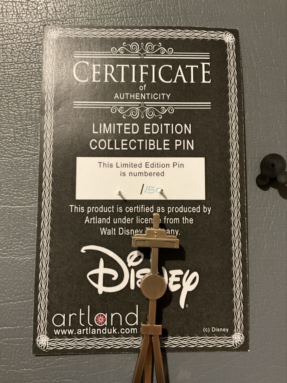 Tinker Bell - Easle - Artland - Ltd Edtion 150  pin collectible - Main Image 2