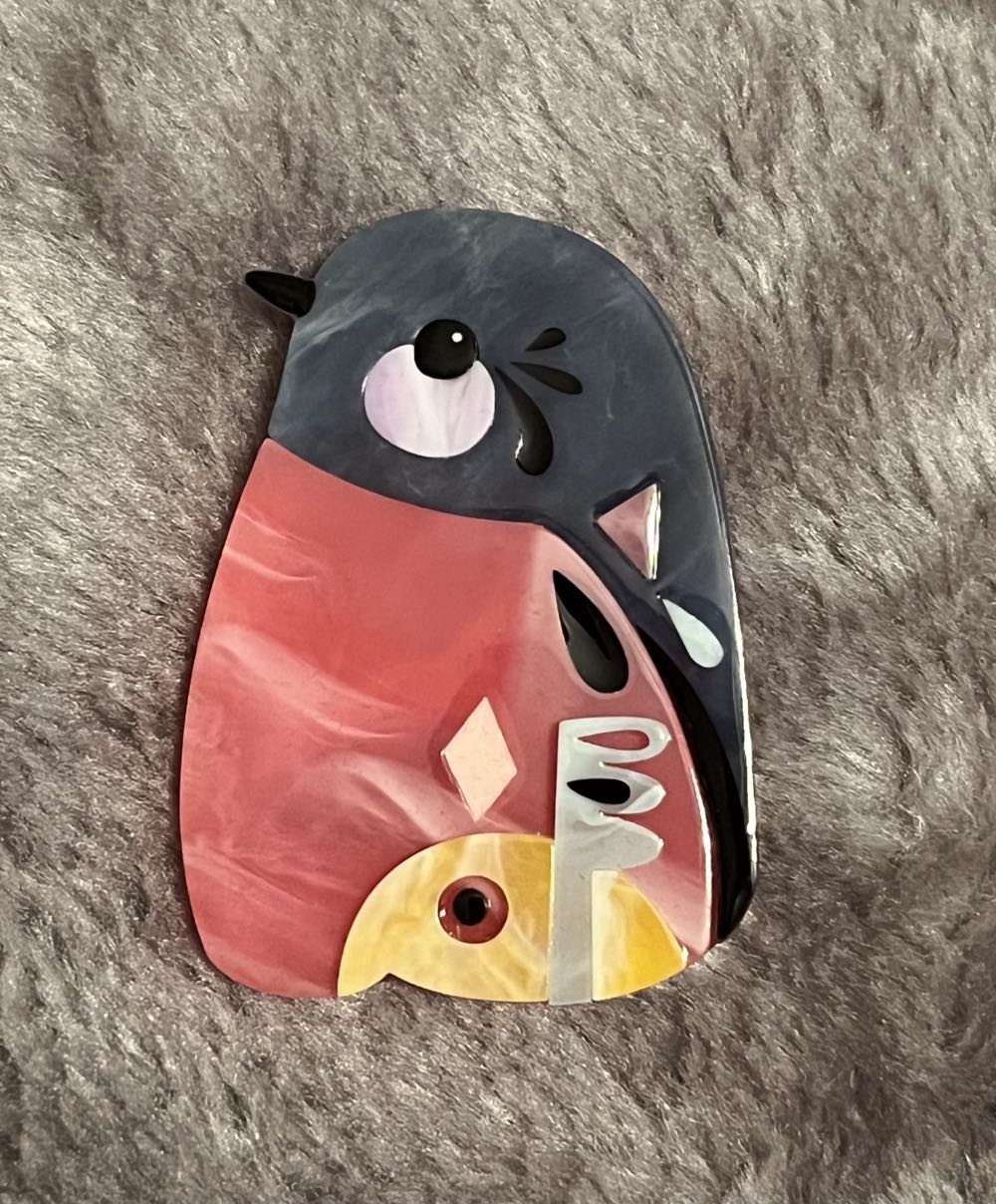 Erstwilder - The Perky Pink Robin - Brooch pin collectible - Main Image 2
