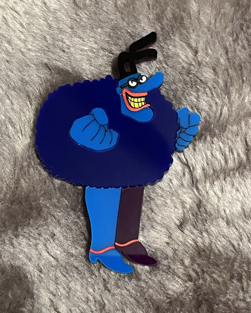 Gingersaur - Blue Meanie - Brooch pin collectible - Main Image 2