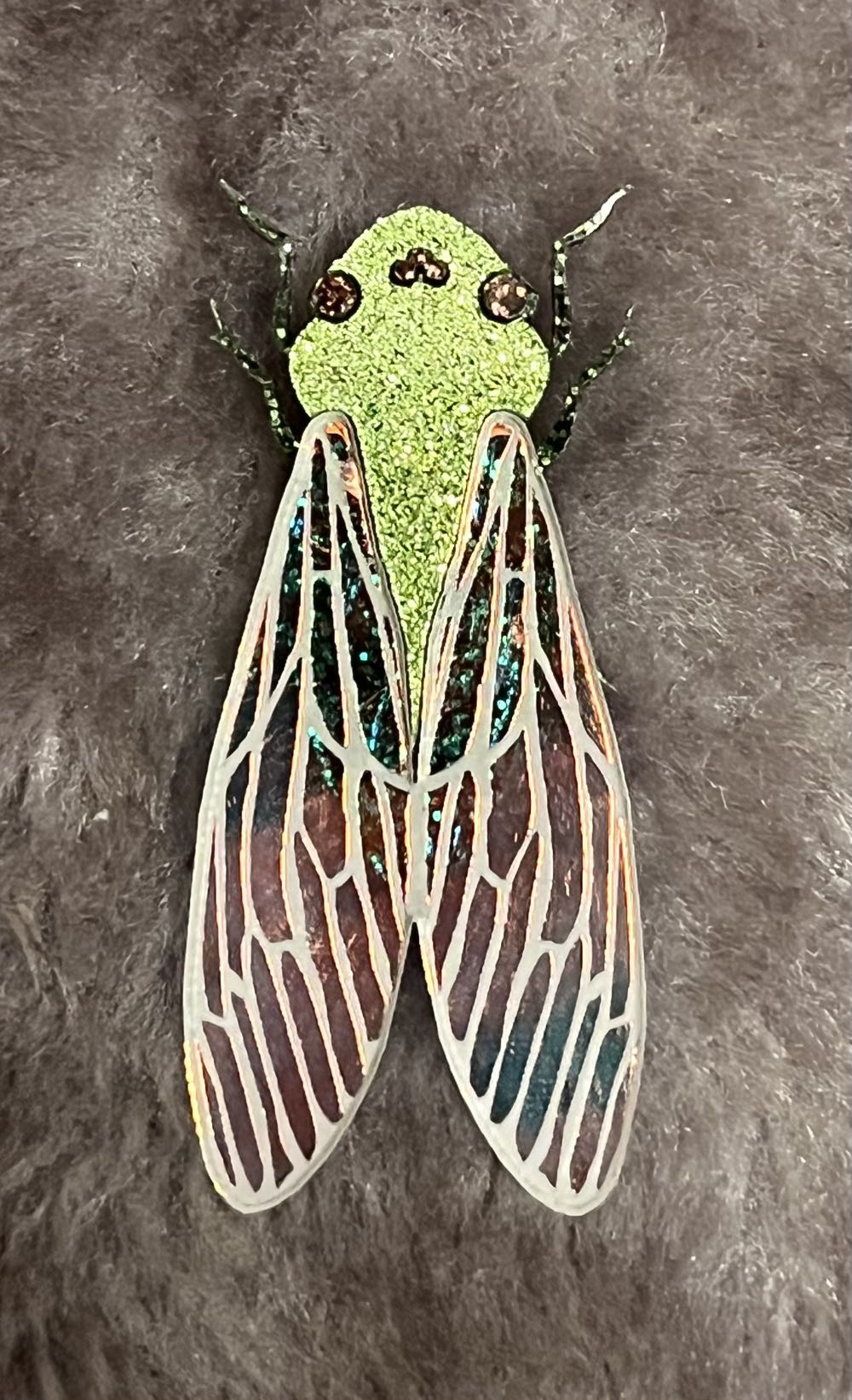 Lazer Unicorn - Cicada - Brooch pin collectible - Main Image 2