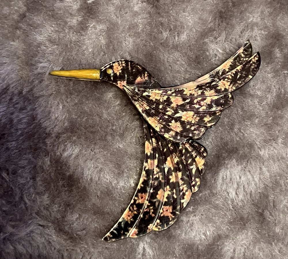 Erstwilder - Halcyon Hummingbird - Brooch pin collectible - Main Image 2