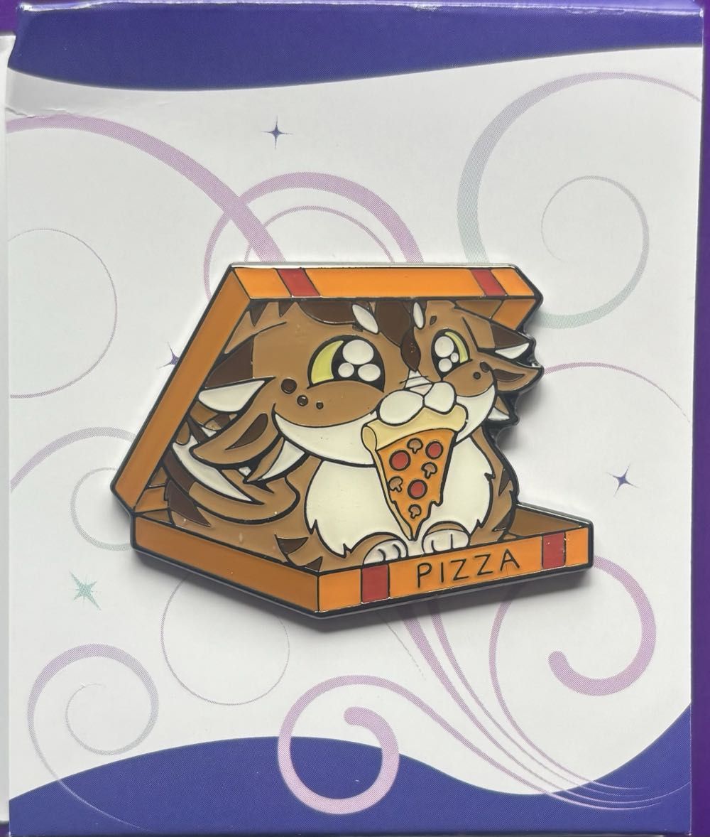D&B Fitz Pizza Dracaton - Enamel Pin pin collectible [Barcode 810002711787] - Main Image 4