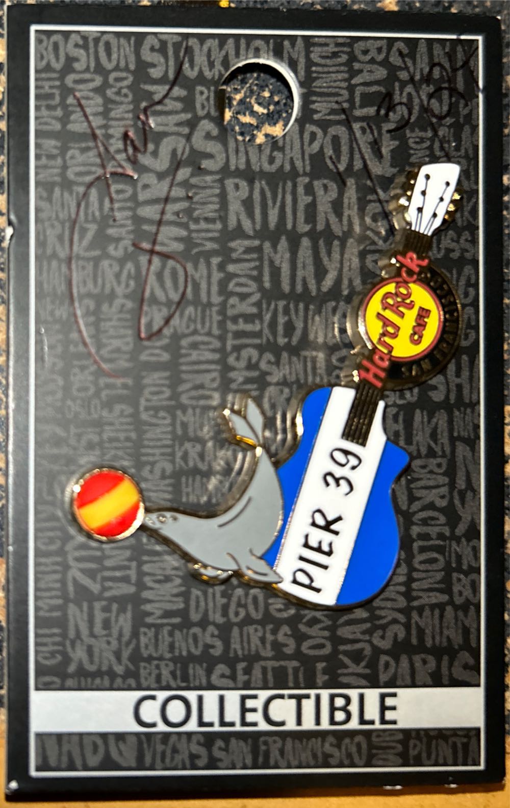 HRC: San Francisco-Autographed  pin collectible [Barcode 885575598394] - Main Image 2