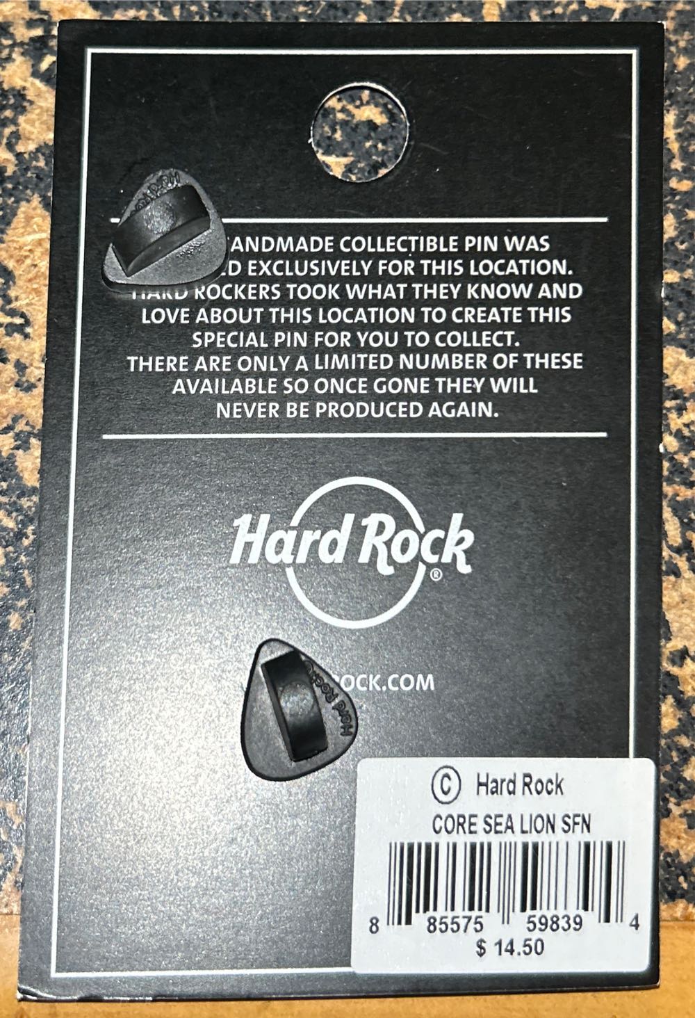 HRC: San Francisco-Autographed  pin collectible [Barcode 885575598394] - Main Image 3