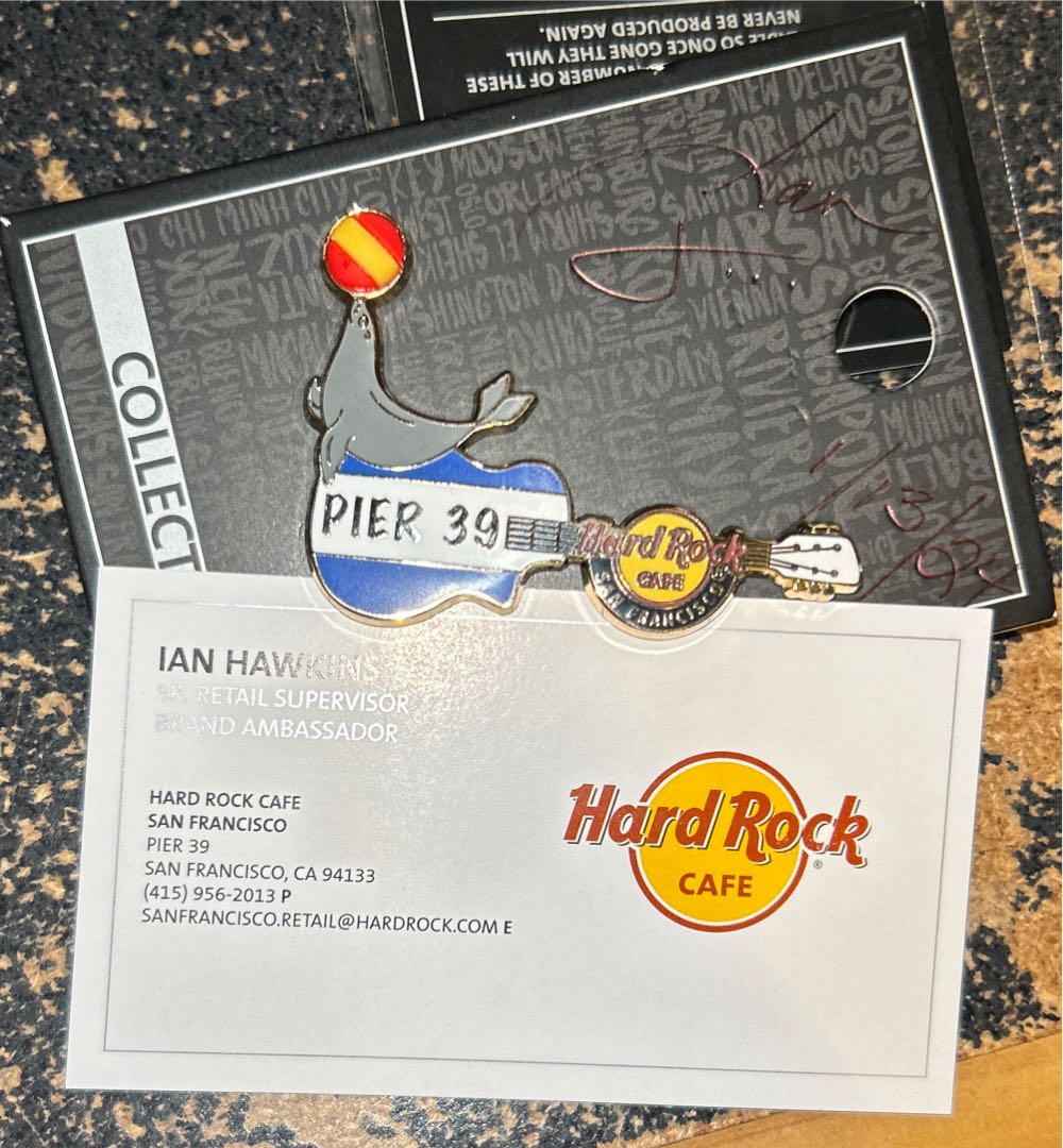 HRC: San Francisco-Autographed  pin collectible [Barcode 885575598394] - Main Image 4