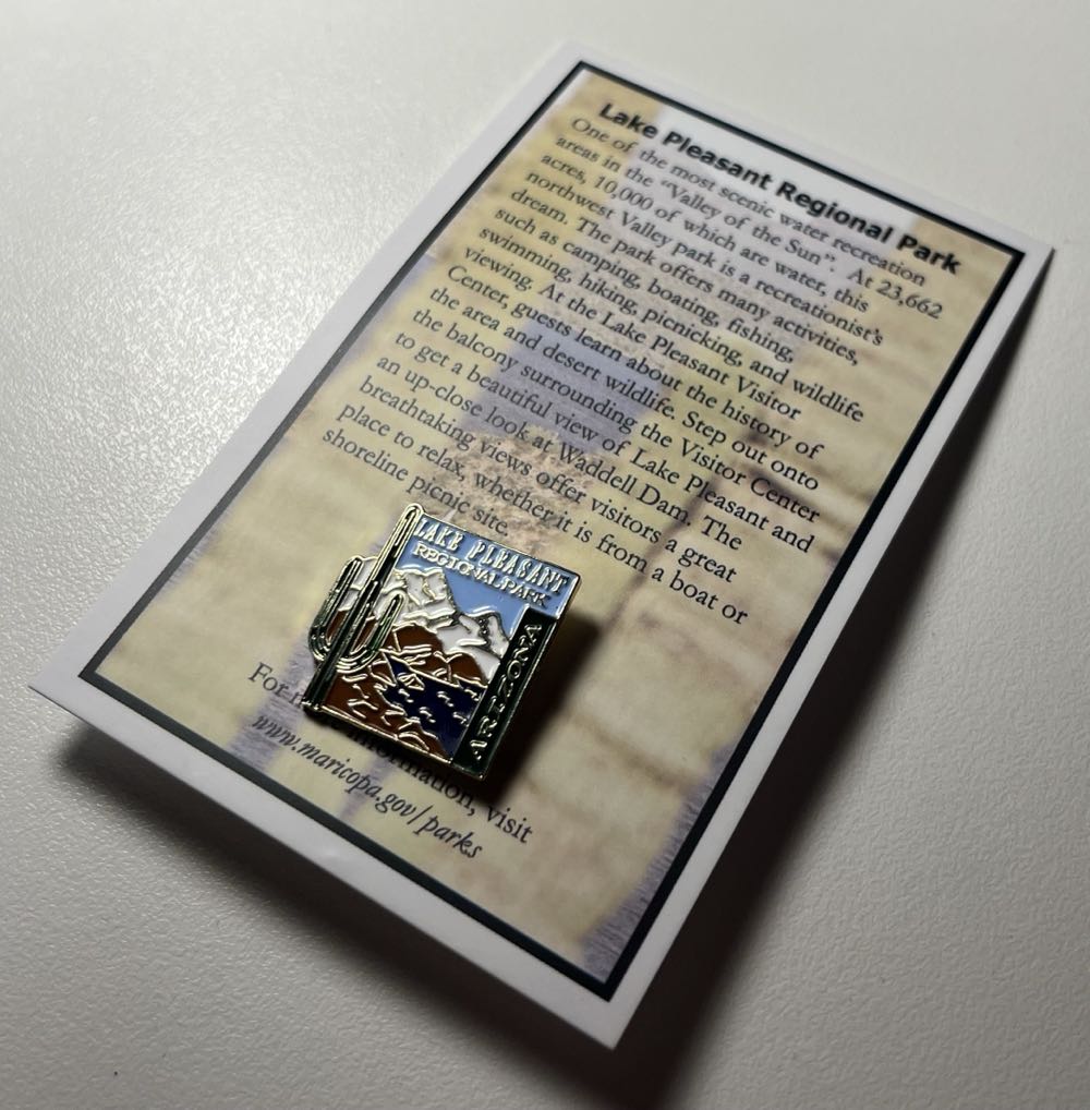 Lake Pleasant Regional Park Arizona  pin collectible - Main Image 2