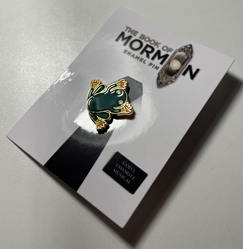 The Book of Mormon Frog  pin collectible - Main Image 2
