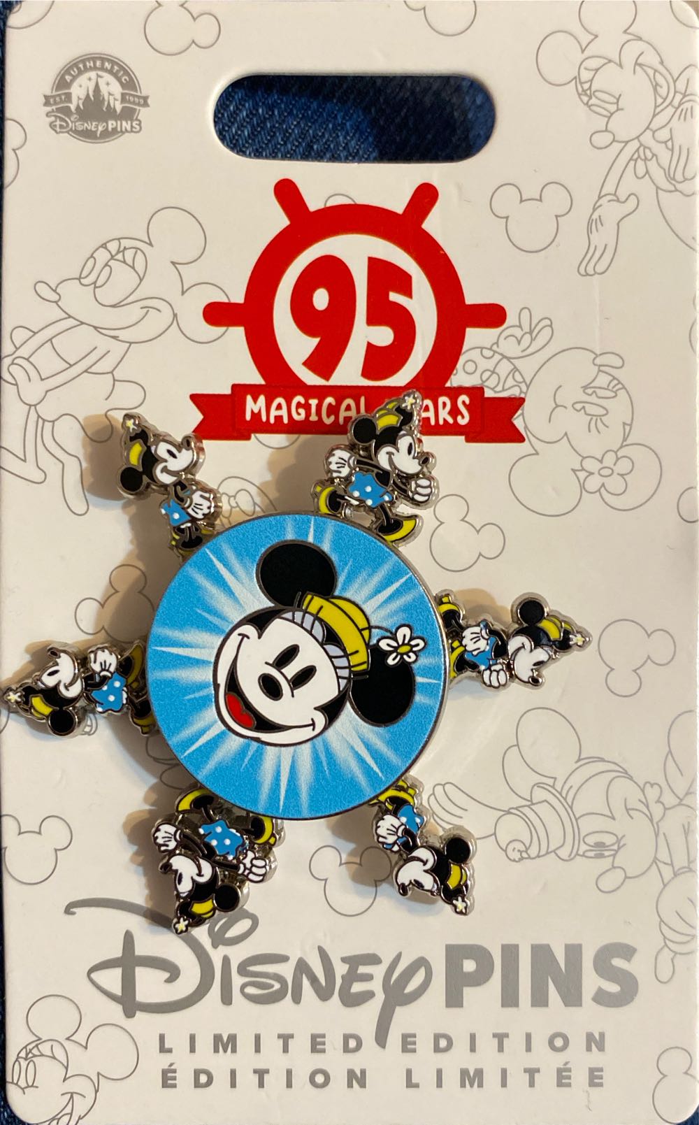 Mickey Mouse Waving Portrait Walt Disney World 1928 Disney Pin