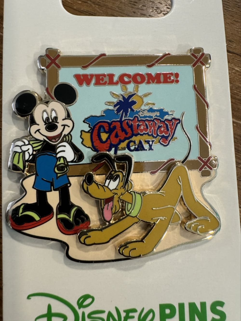 Castaway Cat, Welcome, Mickey And Pluto  pin collectible [Barcode 400000886022] - Main Image 2
