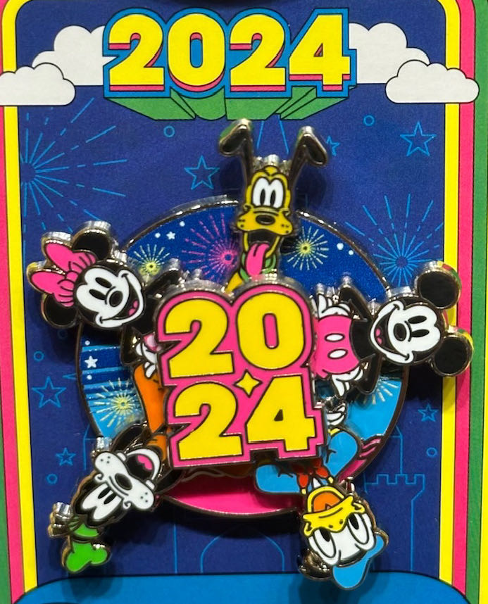 2024 Disney Parks Mickey And Friends Spinner - Open Edition pin collectible [Barcode 400960367630] - Main Image 1