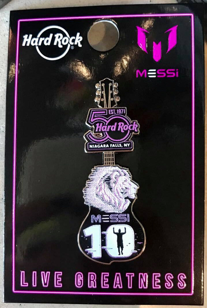 Hard Rock-Messi Live Greatness  pin collectible [Barcode 886676297490] - Main Image 2