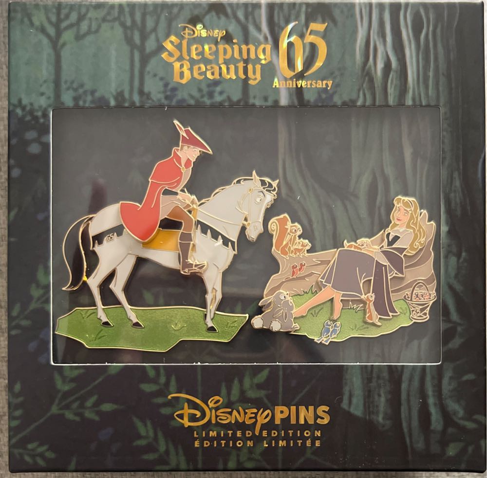 Briar Rose And Woodland Creatures Sleeping Beauty - Disney Limited Edition pin collectible [Barcode 400966371242] - Main Image 2