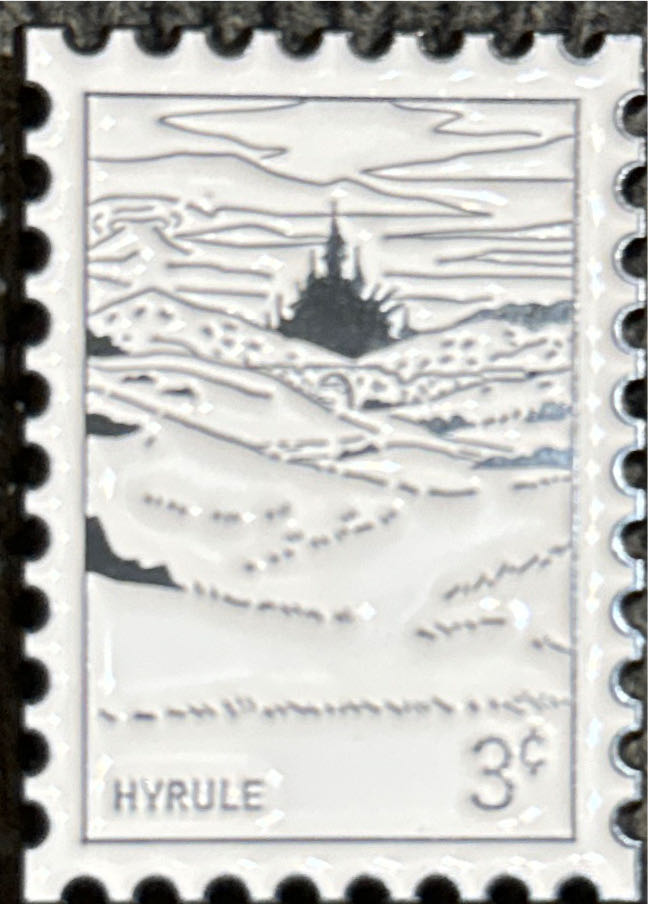Hyrule Stamp Pin (Miguel Molina Art) - Enamel Pin pin collectible - Main Image 3