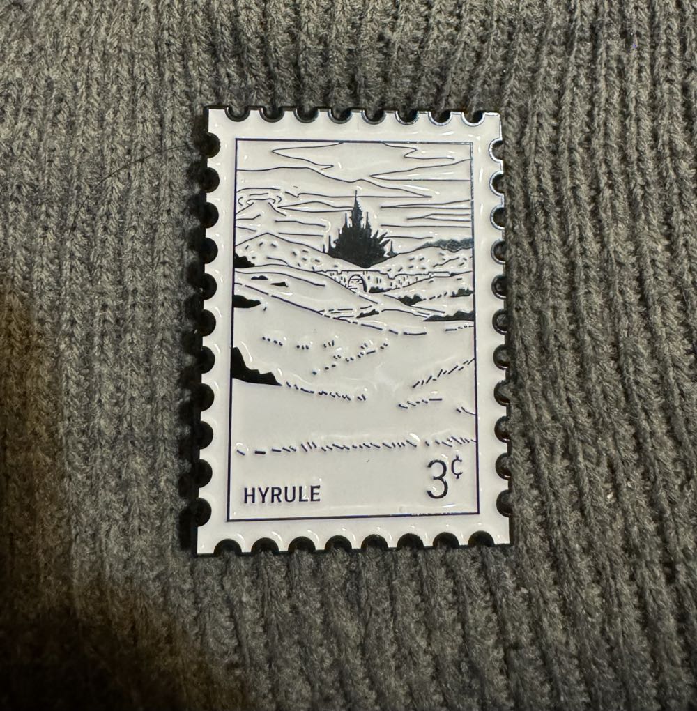 Hyrule Stamp Pin (Miguel Molina Art) - Enamel Pin pin collectible - Main Image 4