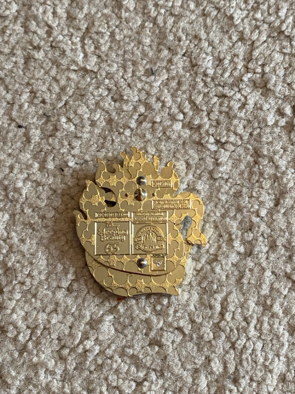 Maleficent Sleeping Beauty 65th Anniversary  pin collectible [Barcode 438012252795] - Main Image 2