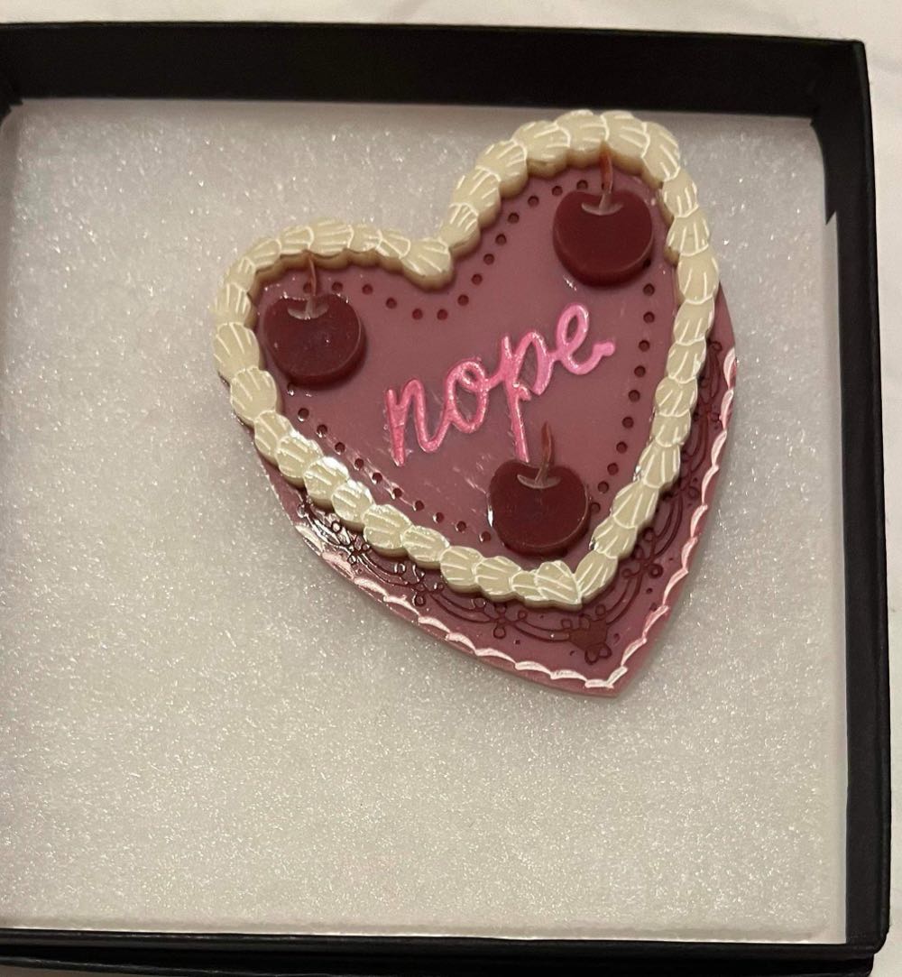 Kirbee Lawler - Nope Cake - Brooch pin collectible - Main Image 2
