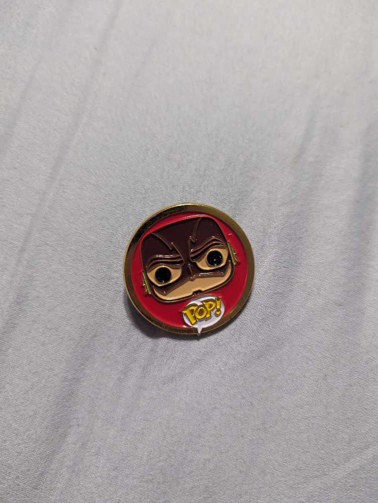 Genuine Dc Funko Pop Pins: The Flash Inch 1 1 2  pin collectible [Barcode 849803072872] - Main Image 2