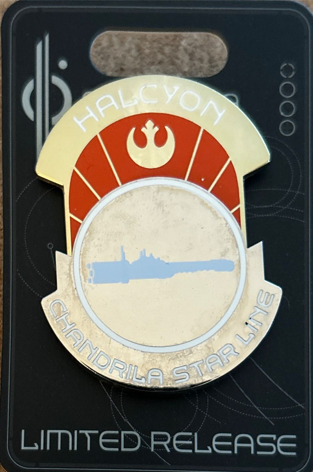Disney World Star Wars Galactic Starcruiser Exclusive Halcyon Slider Ship Pin - Disney Pins pin collectible [Barcode 400948815948] - Main Image 2