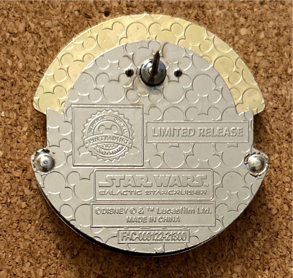 Disney World Star Wars Galactic Starcruiser Exclusive Halcyon Slider Ship Pin - Disney Pins pin collectible [Barcode 400948815948] - Main Image 4