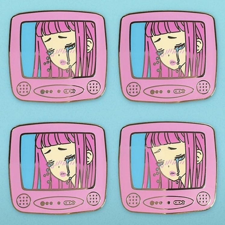 Tv Girl - Enamel pin collectible - Main Image 2