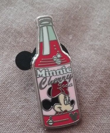 DL - Minnie Mouse - Cherry Soda - Soda Bottle - Hidden Mickey  pin collectible - Main Image 2