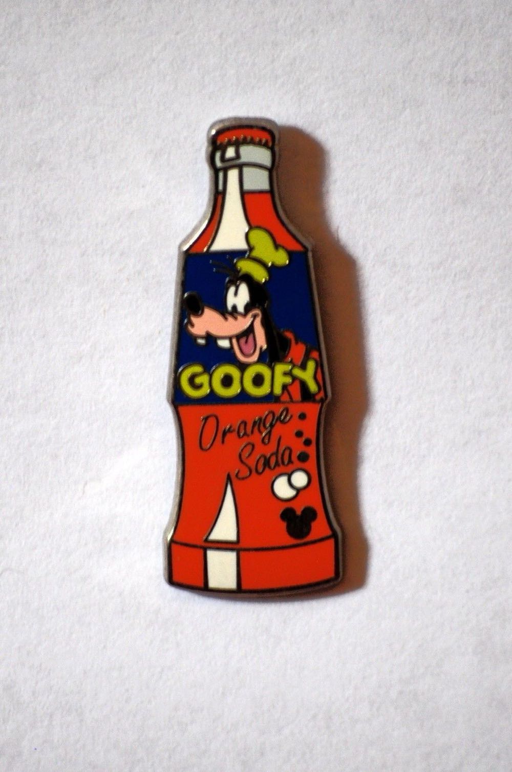 DL - Goofy - Orange Soda - Soda Bottle - Hidden Mickey 2010  pin collectible - Main Image 2