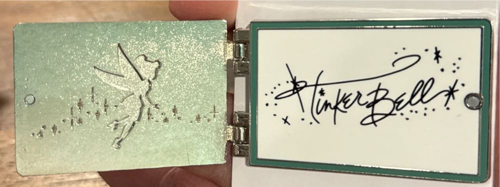 Tinker bell Disney 50th Anniversary Vault Autograph Book  pin collectible [Barcode 400937913808] - Main Image 3