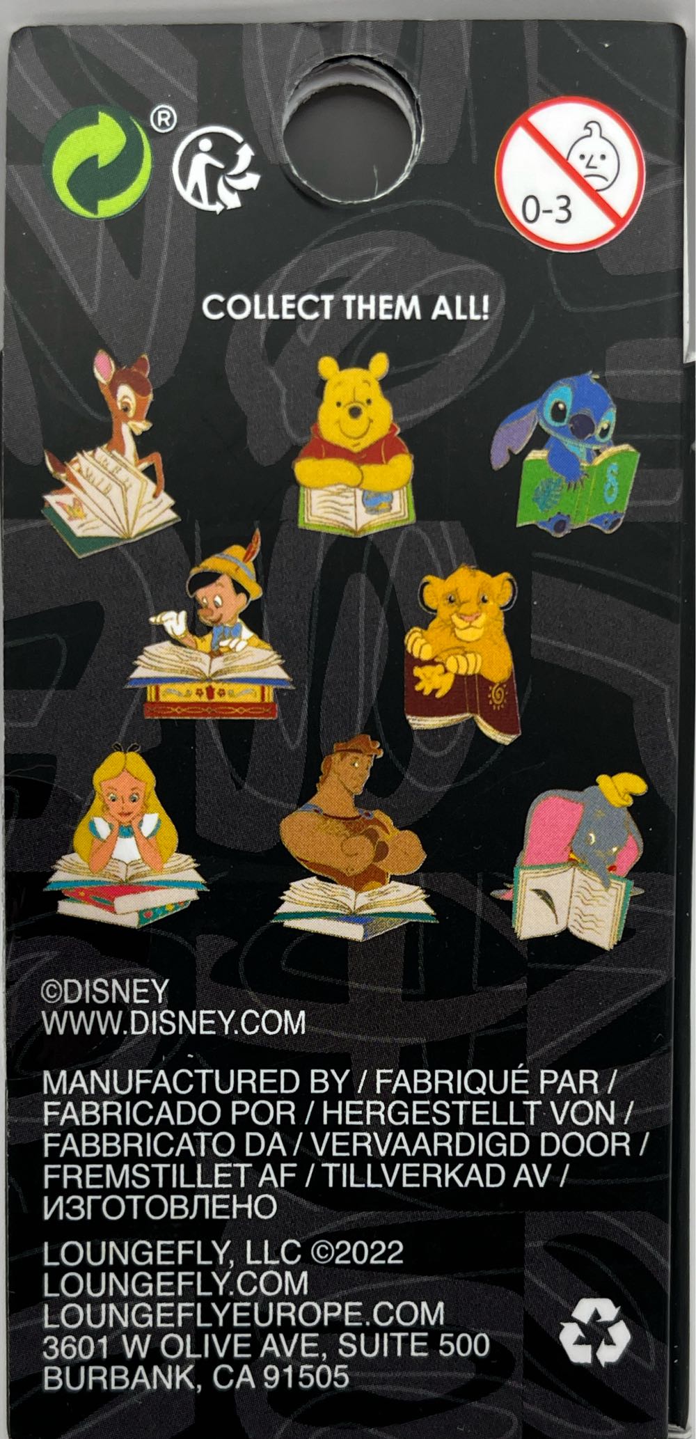 Disney Classic Books Blind Box: Alice In Wonderland - Disney Loungefly pin collectible [Barcode 17903793] - Main Image 2