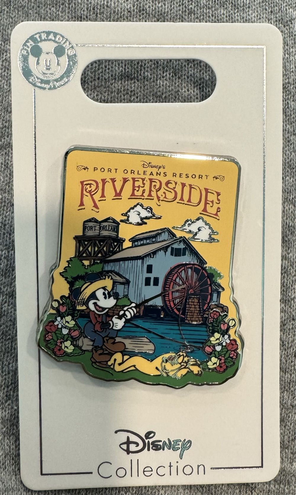 Port Orleans resort, Riverside, Mickey  pin collectible - Main Image 2
